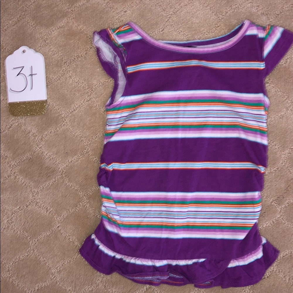 Purple stripped T-shirt